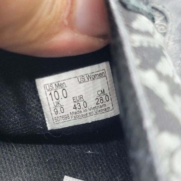 Vans Old Skool Skull Tapestry Mens 10 Black Raven Skate Shoes Casual Athletic - Picture 7 of 13